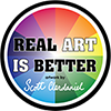 Real Art Is Better logo